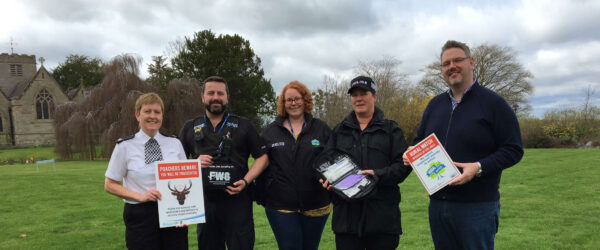 PCC John Campion with wildlife crime officers