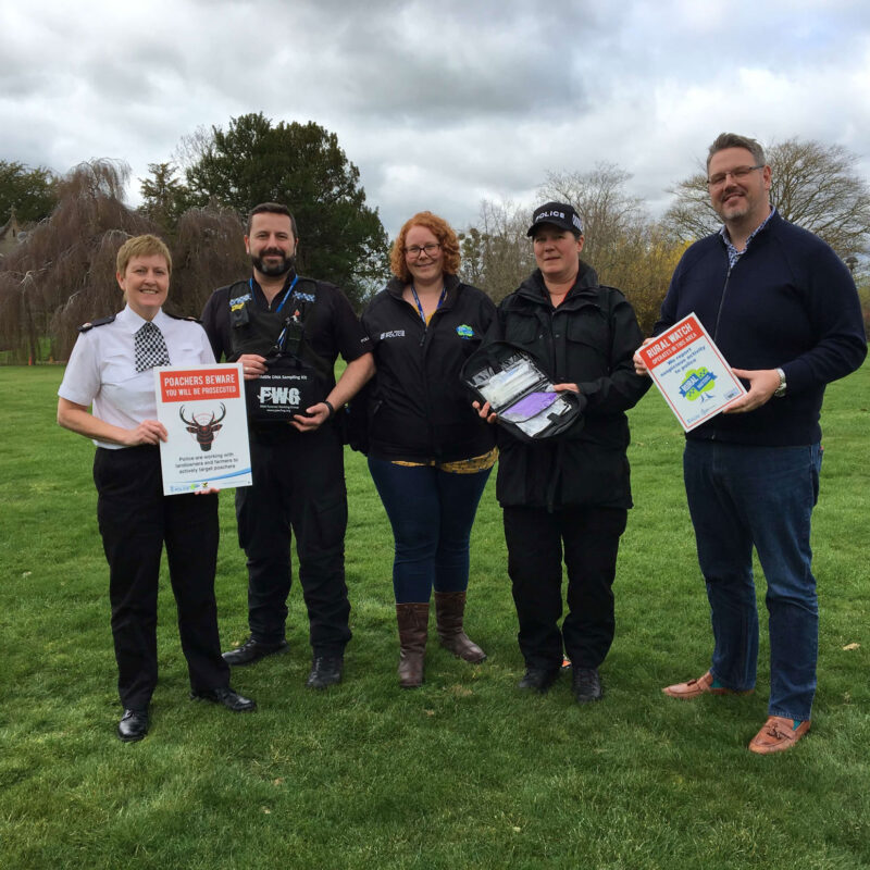 PCC John Campion with wildlife crime officers