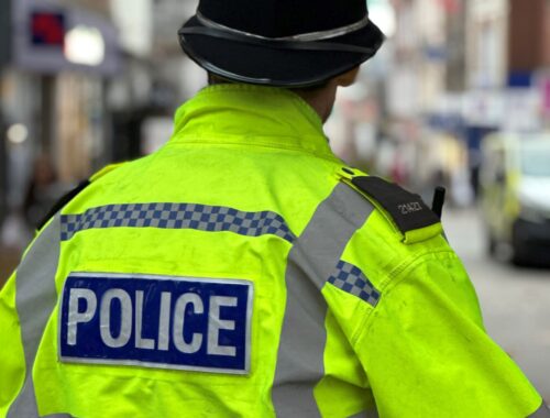 Generic image of police officer in Shrewsbury